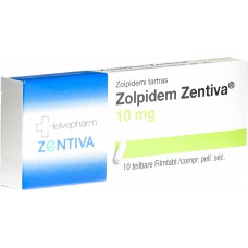 Таблетки от бессонницы Zolpidem Zentiva 10 мг