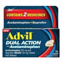 Обезболивающее двойного действия Advil Dual Action 216 табл