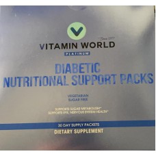  Vitamin World Diabetic Nutritional Support Vitamin Packs 30 дней