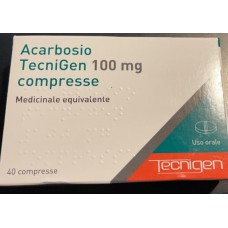 Acarbosio TecniGen 100 mg compresse Акарбоза 40 табл.