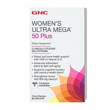 Женские витамины Women`s Ultra Mega 50 Plus GNC, 60 капсул