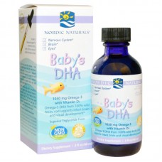 DHA 1050 mg Омега-3 с витамином D3 для детей Nordic naturals baby's, 60 мл