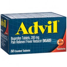 Advil Ibuprofen Pain Reliever Обезболивающее широкого спектра действия 200 mg 50 табл