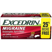 Excedrin Migraine Pain Reliever Обезболивающий препарат 100 капсул