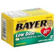 Bayer Aspirin Low Dose Аспирин 81 мг 32 таб