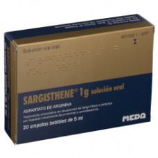 SARGISTHENE 1g Solucion oral Раствор 20 ампул по 5 ml