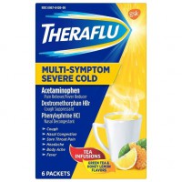 Сироп от простуды TheraFlu Multi-Symptom Severe Cold 6 пакетиков