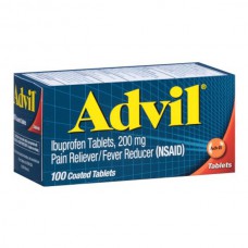 Advil Ibuprofen Pain Reliever Обезболивающее широкого спектра действия 200 mg 100 табл