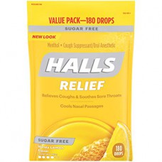 HALLS Relief Honey Lemon Flavored Леденцы со вкусом меда и лимона 25 шт