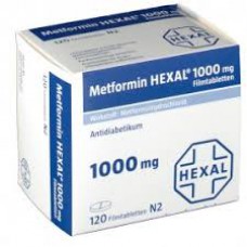 Метформин Metformin HEXAL1000 mg 120 таблеток