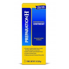 Preparation H Hemorrhoidal Ointment Заживляющее и обезболивающее средство от геморроя 28 g 1 Tube