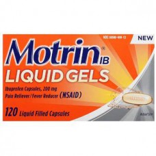 Жаропонижающее противовоспалительное средство Motrin Liquid Gels 120 капсул