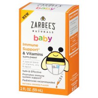 Иммунная поддержка + витамины для малышей в каплях Zarbee's Immune Support + Vitamins, 59 мл