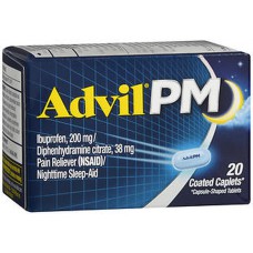 Advil PM Обезболивающее со снотворным эффектом 20 капсул