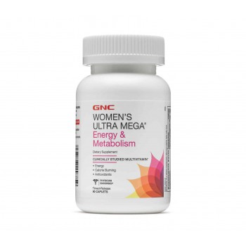 Комплекс витаминов для женщин Women's Ultra Mega Energy & Metabolism GNC, 90 капсул