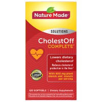 Средство нормализующее холестерин Nature Made CholestOff Complete 120 капсул