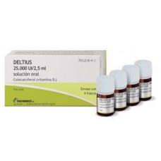 Deltius 25.000 UI/ 2.5 ml Витамин D для малышей 4 флакона