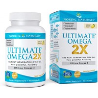 Комплекс витаминов для сердца и мозга Ultimate Omega Nordic Naturals со вкусом лимона, 60 капсул