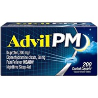 Advil PM Обезболивающее со снотворным эффектом 200 капсул