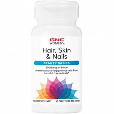 Витаминный комплекс для поддержки красоты GNC Women's Hair, Skin, & Nails BEAUTY BASICS, 60 капсул