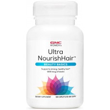 Комплекс витаминов для усиленного питания волос Women's Ultra Nourish-Hair BEAUTY BASICS GNC, 120 таблеток