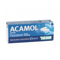 TEVA Акамол 500mg Acamol, Парацетамол, 21 капсула