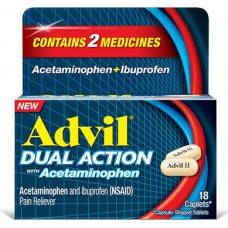 Обезболивающее двойного действия Advil Dual Action 18 табл