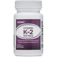 GNC Vitamin K-2 100 mcg Витамины 60 шт