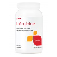 GNC L-Arginine 500 mg Аргинин 90 табл