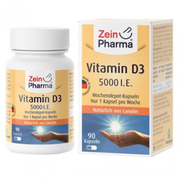 ZeinPharma Витамин D3 5000 I.E. 90 табл