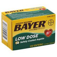 Витамины для сердца Аспирин Bayer Aspirin Low Dose 81 мг 120 таблеток