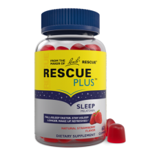 Таблетки от бессонницы жевательные с мелатонином Bach Rescue Plus Sleep, 60 таблеток