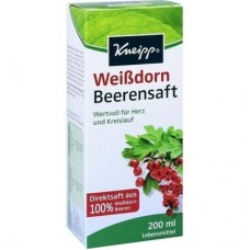 БАД для сердца сок боярышника 100% Kneipp WeiBdorn Beerensaft, 200 мл