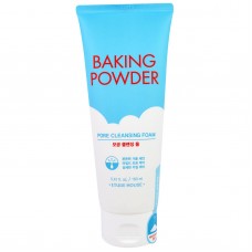 Очищающая пенка с содой для удаления стойкой косметики Etude House Baking Powder, 160 мл