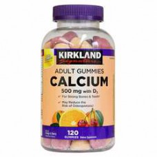 БАД для кожи, волос и ногтей Calcium + D3 Kirkland Signature, 500 мг 120 таблеток