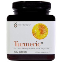 Витамины для печени Youtheory Turmeric Куркума 1,000 мг, 120 капсул 