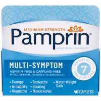 Pamprin  Multi-Symptom Menstrual Pain Relief, 40 tablets