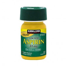 Таблетки от простуды Аспирин Kirkland Signature Aspirin 81 мг, 365 таблеток