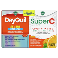 Vicks DayQuil Severe + Super C Convenience Pack 12+14