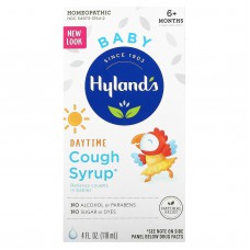 Hyland's, Baby Daytime Cough Syrup, дневной сироп от кашля, от 6 меc., 118 мл