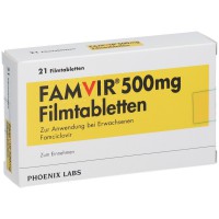 Phoenix Famvir 500 mg, 21 tablets