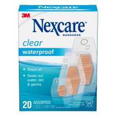 Пластыри 3M Nexcare WATERPROOF водонепроницаемые 20 шт.