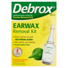 Капли в уши при простуде противовоспалительные Debrox Earwax, 15 мл