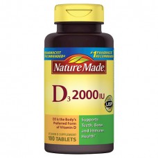 Бад для кожи и сердца D3 2000IU Nature Made 100 капсул