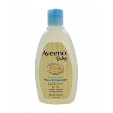 Aveeno Baby Wash & Shampoo Детский шампунь и средство для мытья тела, с легким запахом 354мл