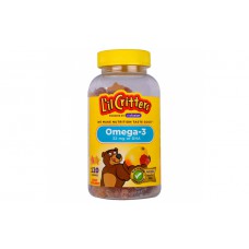 Мультивитамины жевательные VitaFusion L'il Critters Omega-3 DHA натуральный фруктовый вкус 120 мармеладок