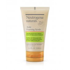 Скраб для лечения акне Neutrogena Naturals Acne Foaming Scrub 124 мл