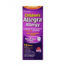 Препарат от аллергии (фексофенадин) Allegra Childrens Allergy 12 Hour Berry 240 мл