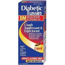 Сироп от кашля для диабетиков DM Max Strength Cough Suppressant & Expectorant Diabetic Tussin, 118 мл