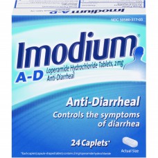 Таблетки от диареи Imodium A-D Caplets, 24 капсул